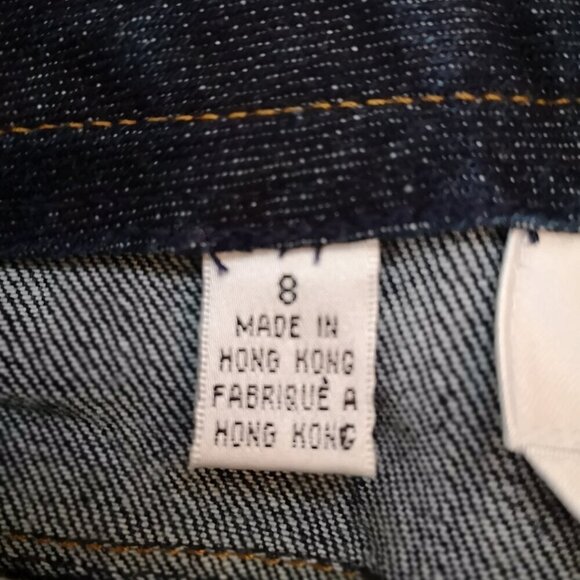 Talbots Stretch Ladies Size 8 Straight Leg Dark Wash Jeans - Picture 4 of 15